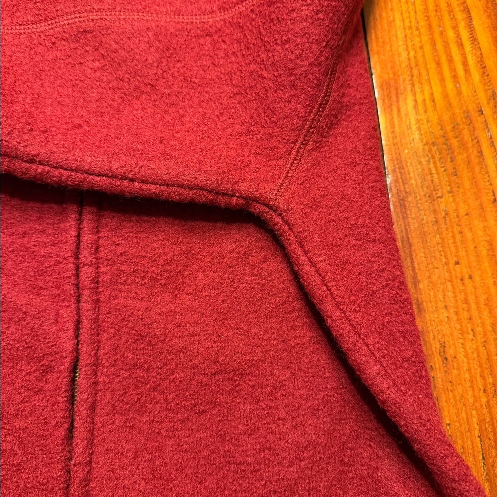 Vintage Classic Ruby Red 100% Wool Jacket - Size Small - Picture 5 of 10